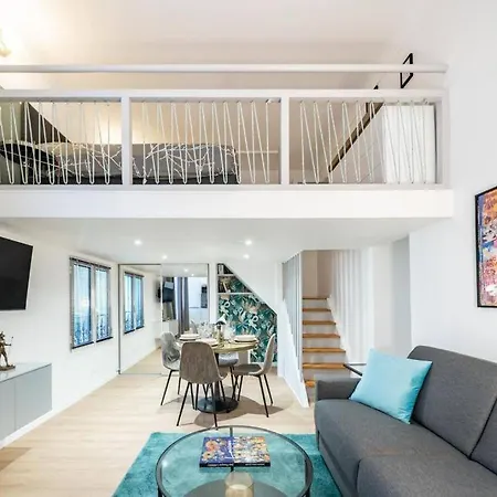 Apartment Monte Carlo Monaco Border - Luxury - Cozy - Loft - Mezzanine *